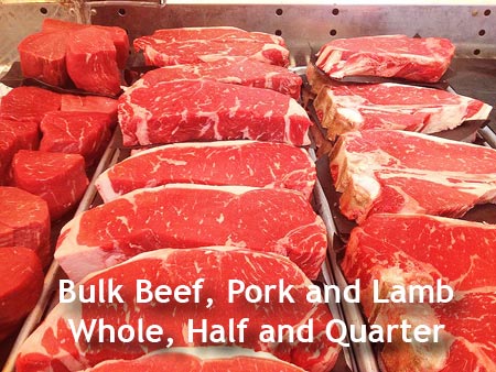 Bulk Meat Sales for West Virginia and Maryland